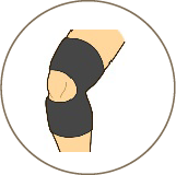膝関節サポーター